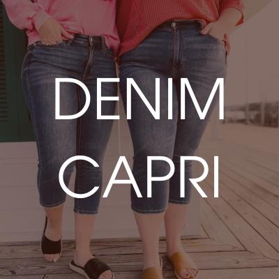 Denim Cropped - Crazy Like a Daisy Boutique