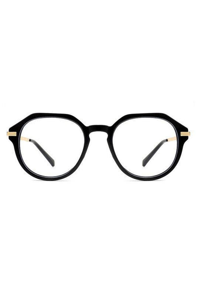 Round Geometric Fashion Blue Light Blocker Glasses - Crazy Like a Daisy Boutique #