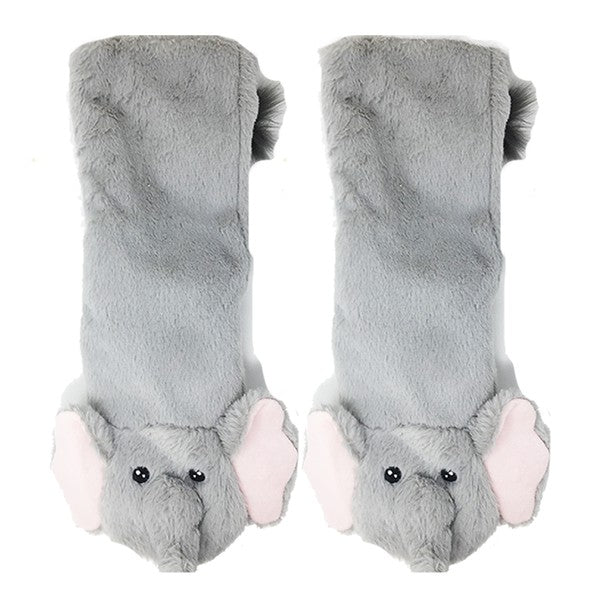 My Elephant - Women's Cozy Sherpa Slipper Socks - Crazy Like a Daisy Boutique #