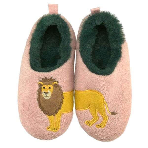 Lion - Women's Cozy Animal Slippers - Crazy Like a Daisy Boutique #