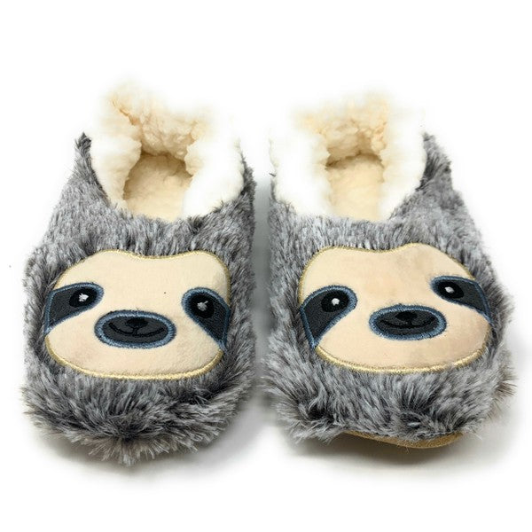 Sloth Steps - Women's House Cozy Animal Slippers - Crazy Like a Daisy Boutique #