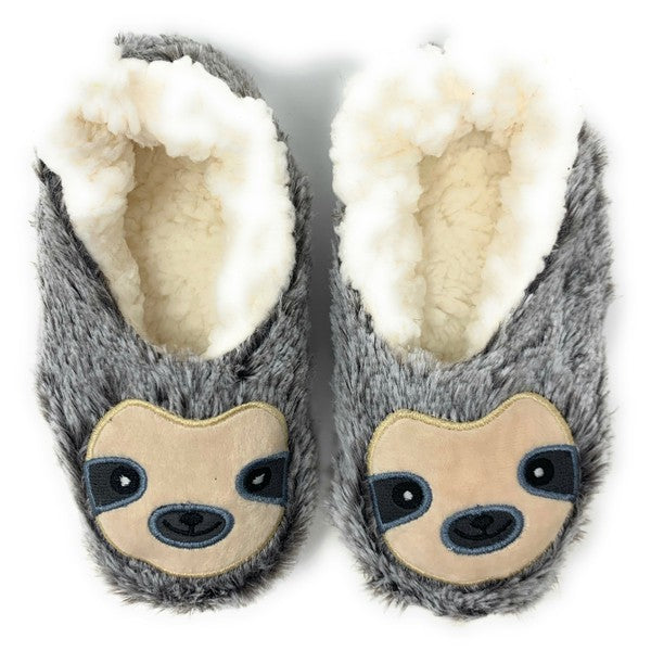 Sloth Steps - Women's House Cozy Animal Slippers - Crazy Like a Daisy Boutique #