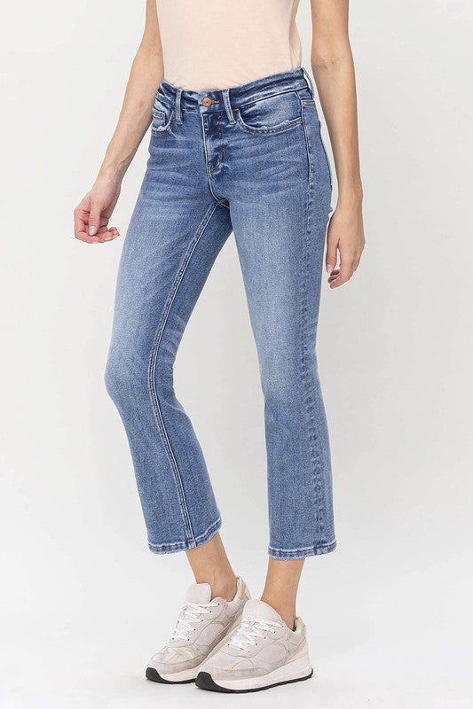 Mid Rise Kick Flare Jeans - Crazy Like a Daisy Boutique #