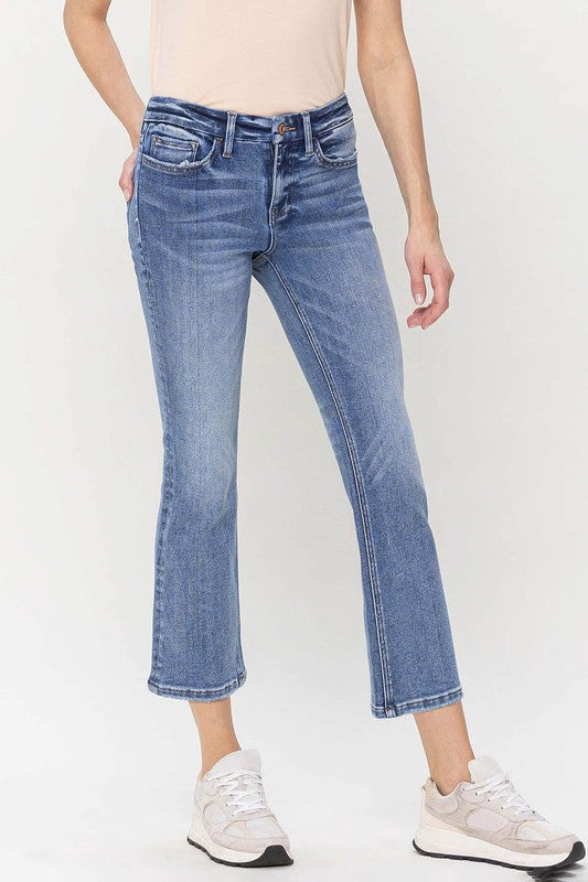 Mid Rise Kick Flare Jeans - Crazy Like a Daisy Boutique #