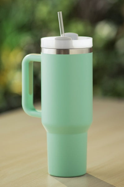 40oz Vacuum-Sealed Insulated Grip Tumbler - Crazy Like a Daisy Boutique #