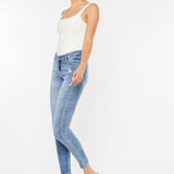 Kancan High Waist Cat's Whiskers Skinny Jeans - Crazy Like a Daisy Boutique #