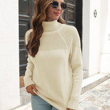 Turtleneck Raglan Sleeve Sweater - Crazy Like a Daisy Boutique #
