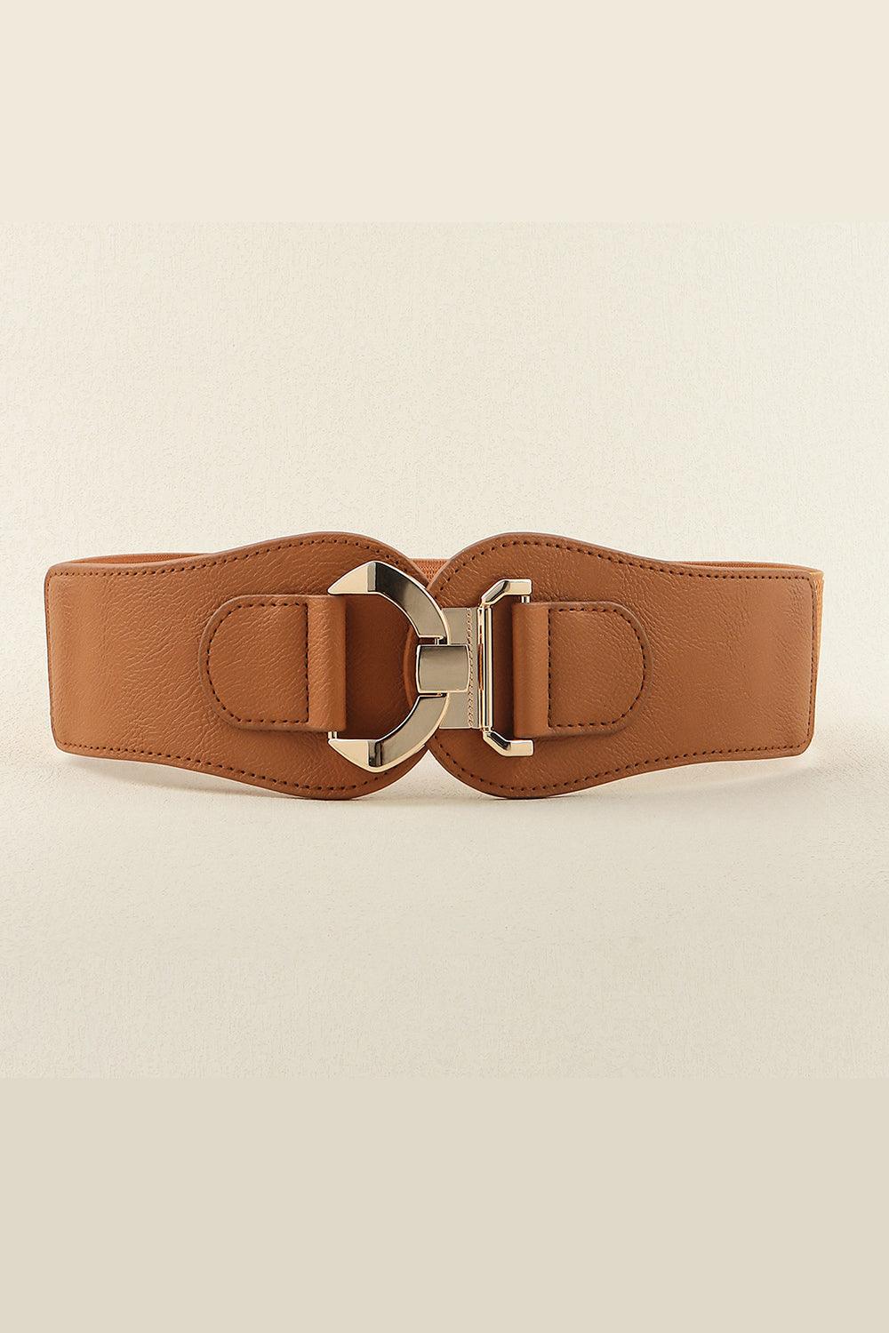 Alloy Buckle Elastic Belt - Crazy Like a Daisy Boutique
