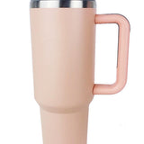 Stainless Steel Tumbler with Upgraded Handle and Straw - Crazy Like a Daisy Boutique #