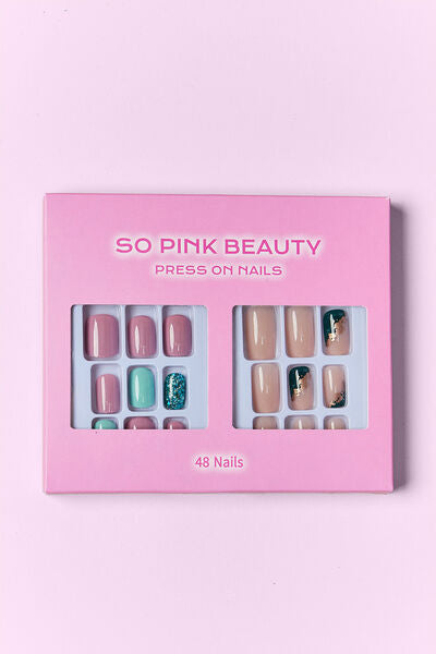 SO PINK BEAUTY Press On Nails 2 Packs - Crazy Like a Daisy Boutique #