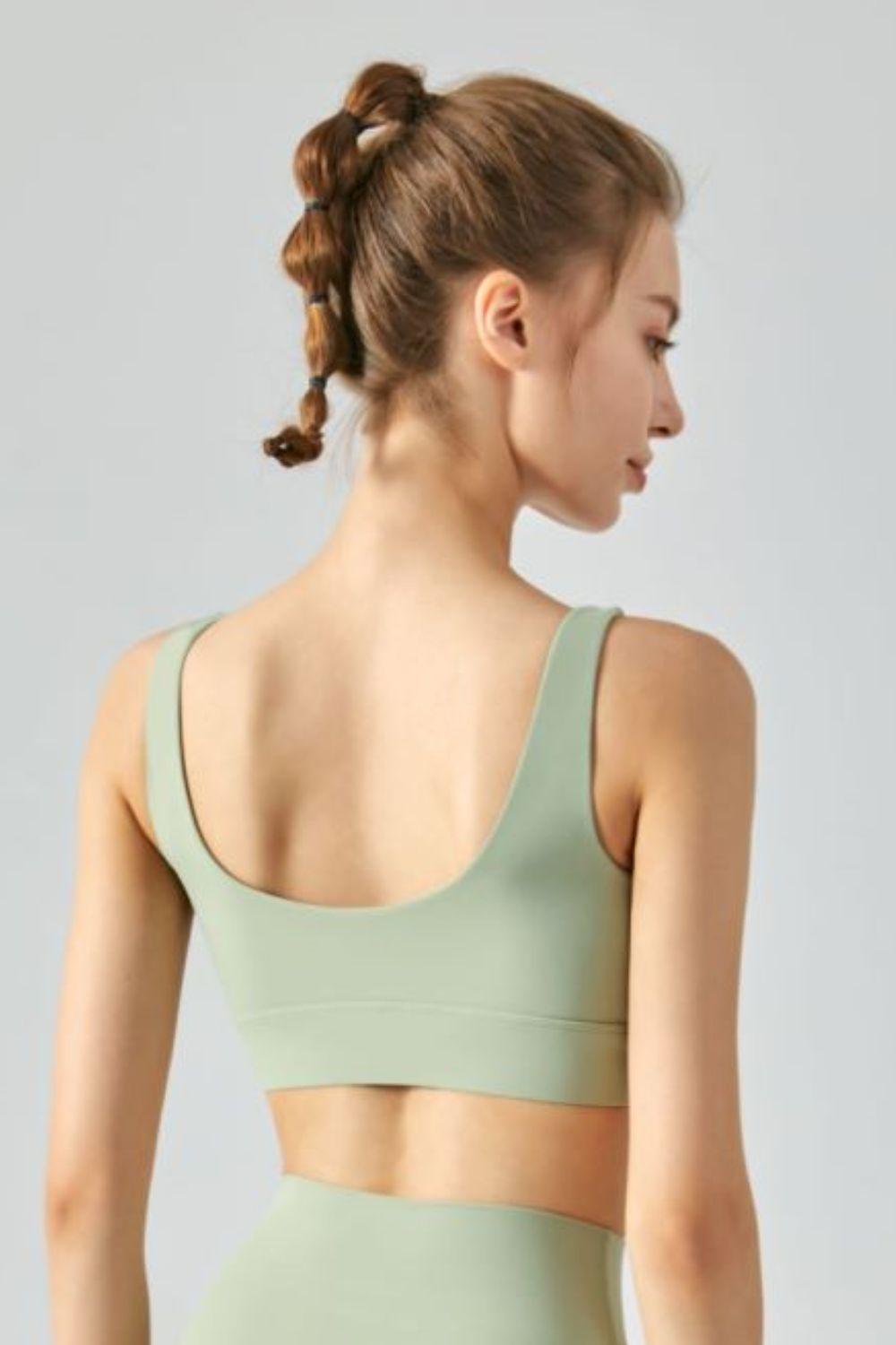 Breathable Zip-Up Sports Bra - Crazy Like a Daisy Boutique