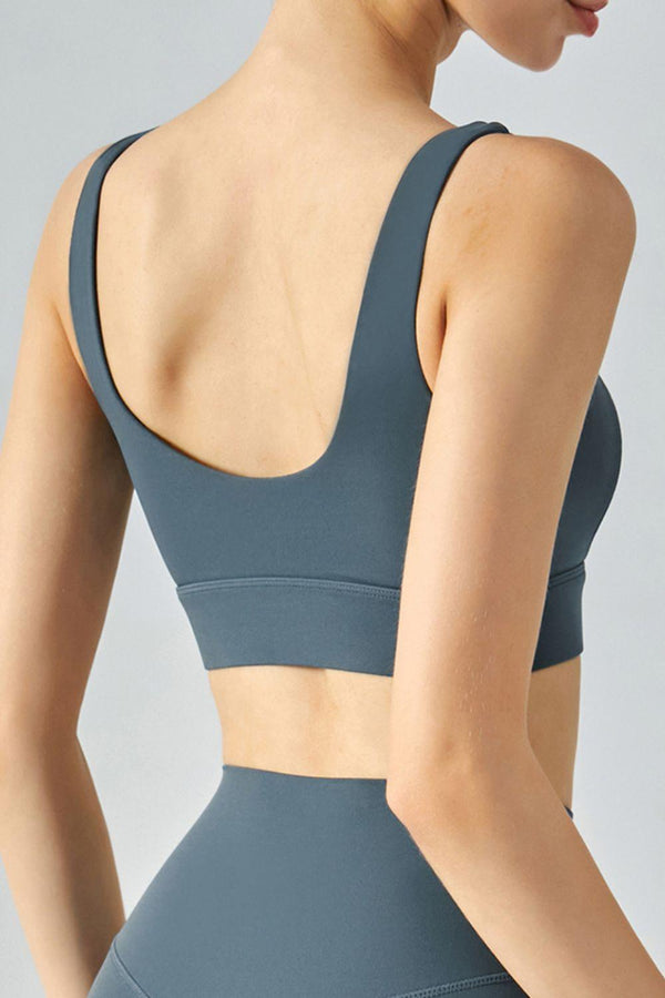 Breathable Zip-Up Sports Bra - Crazy Like a Daisy Boutique #