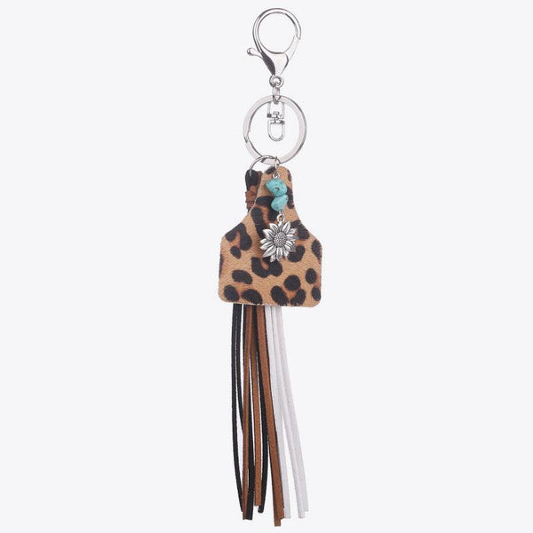 Turquoise Fringe Detail Key Chain - Crazy Like a Daisy Boutique #