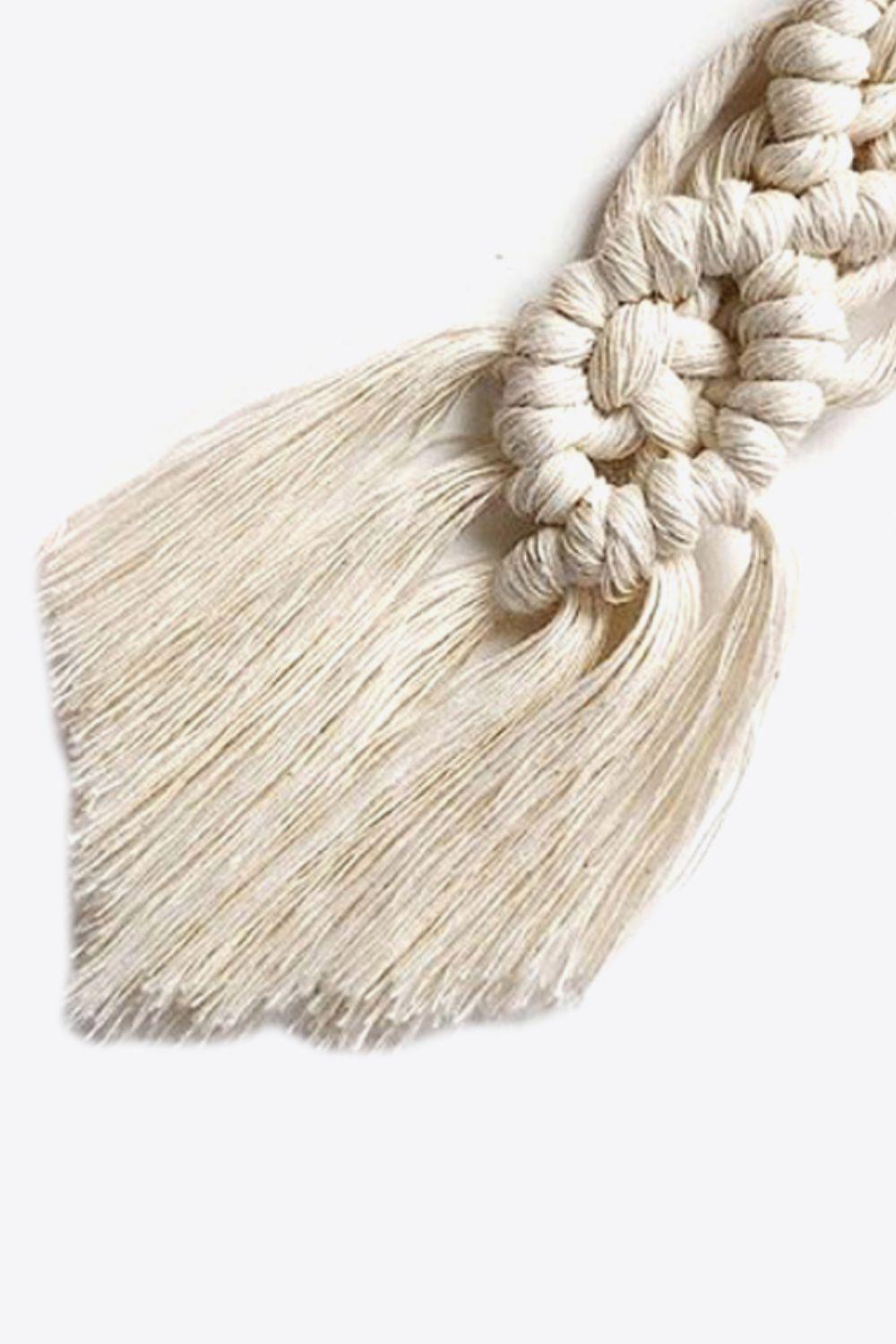 Assorted 4-Pack Macrame Fringe Keychain - Crazy Like a Daisy Boutique #