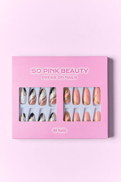 SO PINK BEAUTY Press On Nails 2 Packs - Crazy Like a Daisy Boutique #