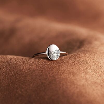 925 Sterling Silver Signet Ring - Crazy Like a Daisy Boutique #