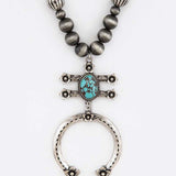 Navajo Beads Squash Blossom Iconic Necklace Set - Crazy Like a Daisy Boutique #