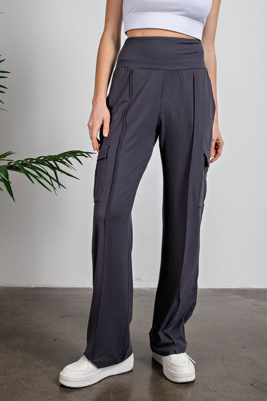 Butter Straight Leg Cargo Pants - Crazy Like a Daisy Boutique