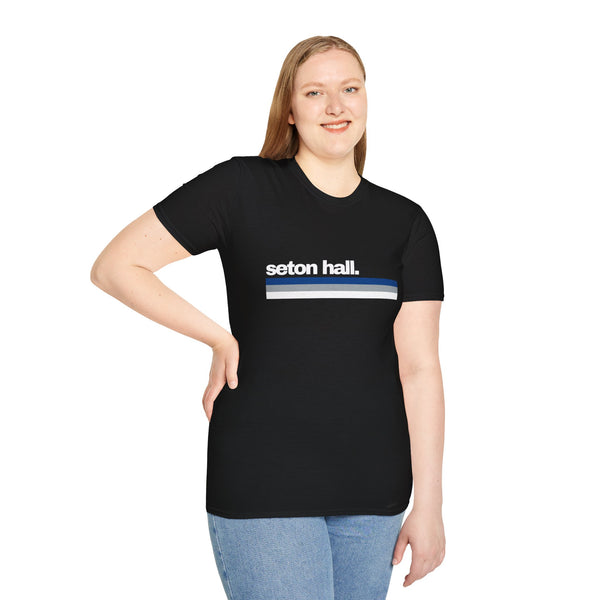 Seton Hall Stripes - Unisex Softstyle T-Shirt