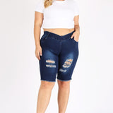 4X/5X-5X/6X Plus Size Jeggings Bermuda Pants - Crazy Like a Daisy Boutique #