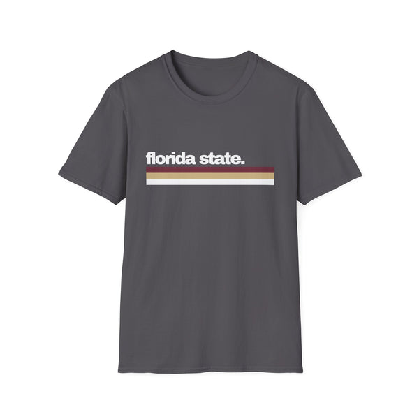 Florida State Stripes - Unisex Softstyle T-Shirt