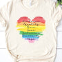 Rainbow Diversity Heart tee