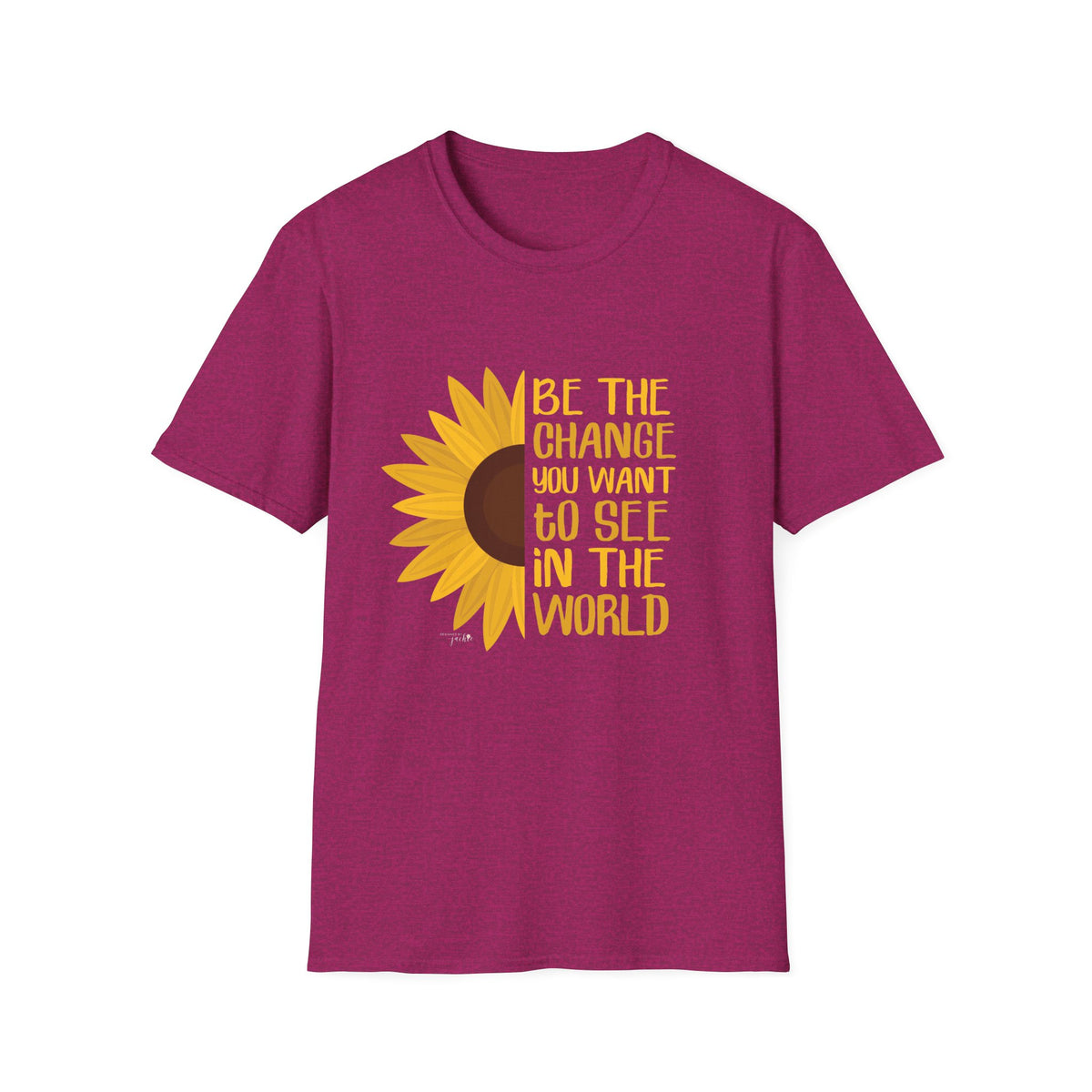 'Be the Change' Unisex Softstyle T-Shirt