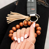 Wooden Key Ring Bracelets - Crazy Like a Daisy Boutique #