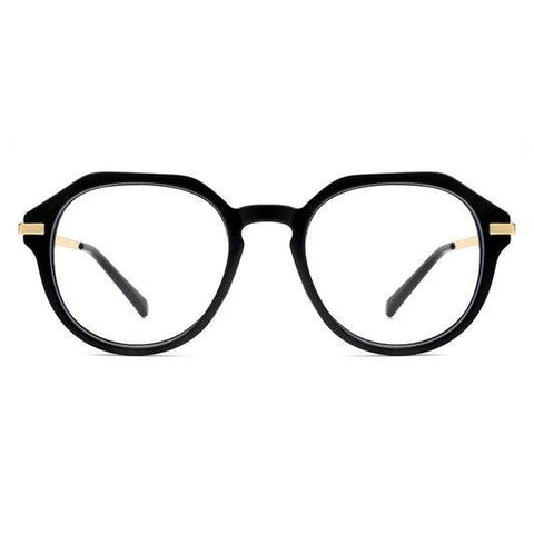 Round Geometric Fashion Blue Light Blocker Glasses - Crazy Like a Daisy Boutique