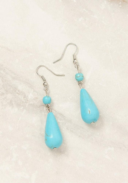 BASIC TURQUOISE EARRING - Crazy Like a Daisy Boutique #