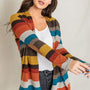 Stripe Elbow Patch Cardigan - Crazy Like a Daisy Boutique #