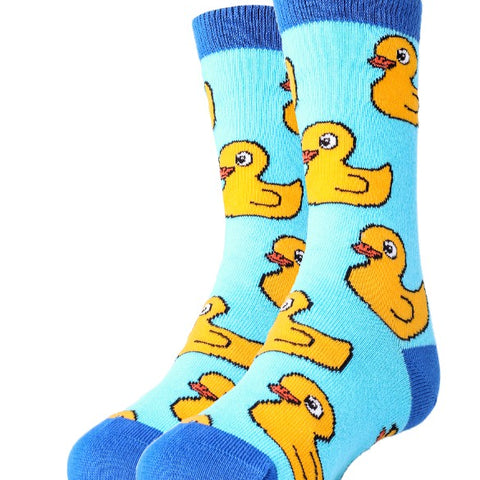 Duckies - Kid's Funny Crew Socks