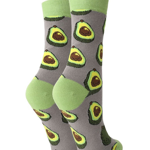 Avocado Life - Women's Funny Crew Socks