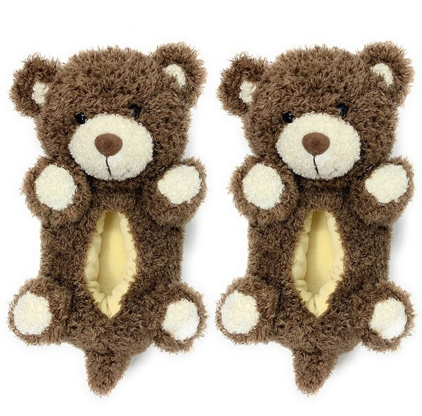 Bear Hug - Women's Cozy Animal House Slipper - Crazy Like a Daisy Boutique