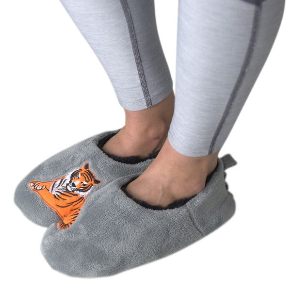Tiger - Women's House Fuzzy Slippers - Crazy Like a Daisy Boutique
