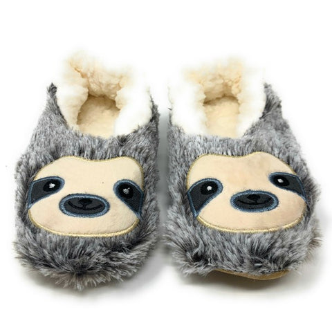 Sloth Steps - Women's House Cozy Animal Slippers - Crazy Like a Daisy Boutique