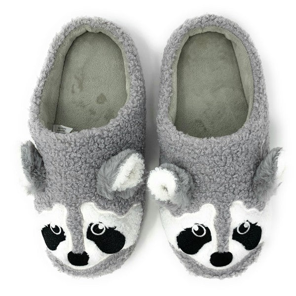 Ra Coon - Women's Slip On House Slippers - Crazy Like a Daisy Boutique