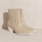 OASIS SOCIETY Dawn - Paneled Western Bootie - Crazy Like a Daisy Boutique