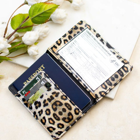 Passport and Vaccine Credit Card Wallet - Crazy Like a Daisy Boutique