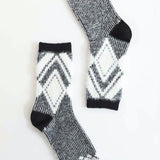 Faux Mohair Diamond Pattern Socks - Crazy Like a Daisy Boutique