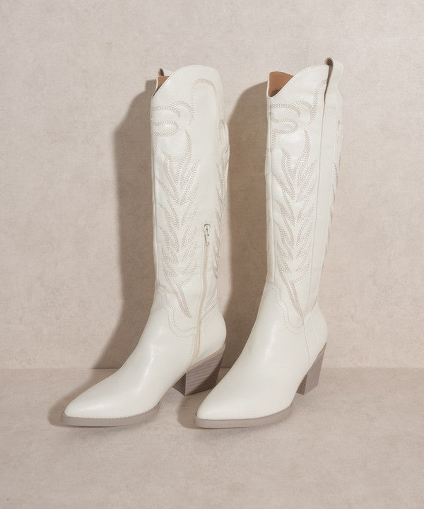 Oasis Society Samara - Embroidered Tall Boot - Crazy Like a Daisy Boutique