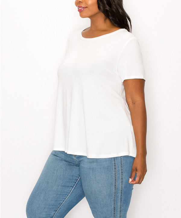 Bamboo classic top for curvy size