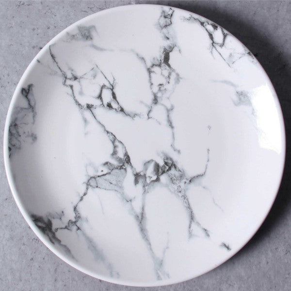 Marble Round Plate - Crazy Like a Daisy Boutique