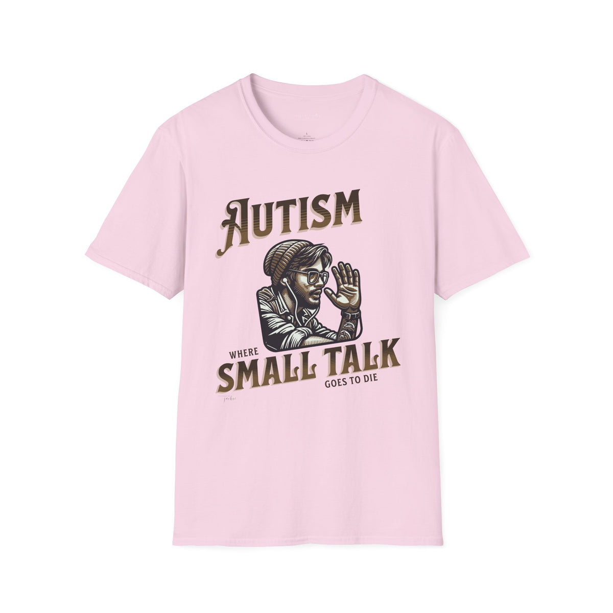Autism Small Talk - Unisex Softstyle T-Shirt