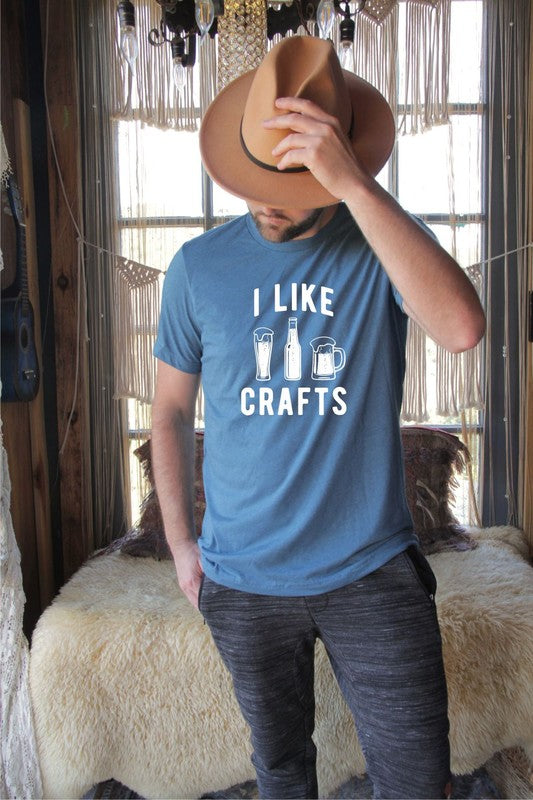 I Like Crafts Beer Crew Neck Softstyle Tee
