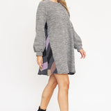 Tweed Bishop Sleeve A Line Dress - Crazy Like a Daisy Boutique #