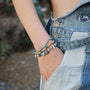 Turquoise Mixed Bead Stackable Bracelet - Crazy Like a Daisy Boutique #