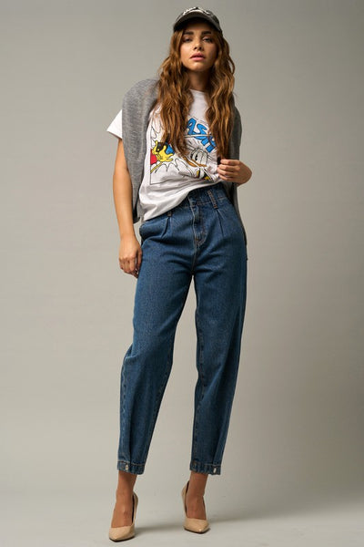 HIGH RISE BALLOON JEANS - Crazy Like a Daisy Boutique #