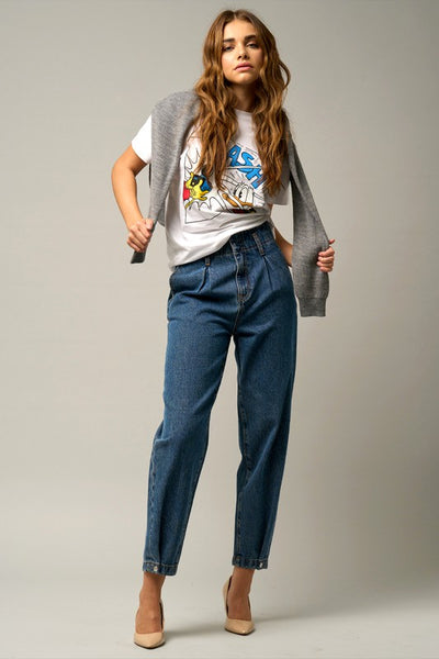 HIGH RISE BALLOON JEANS - Crazy Like a Daisy Boutique #