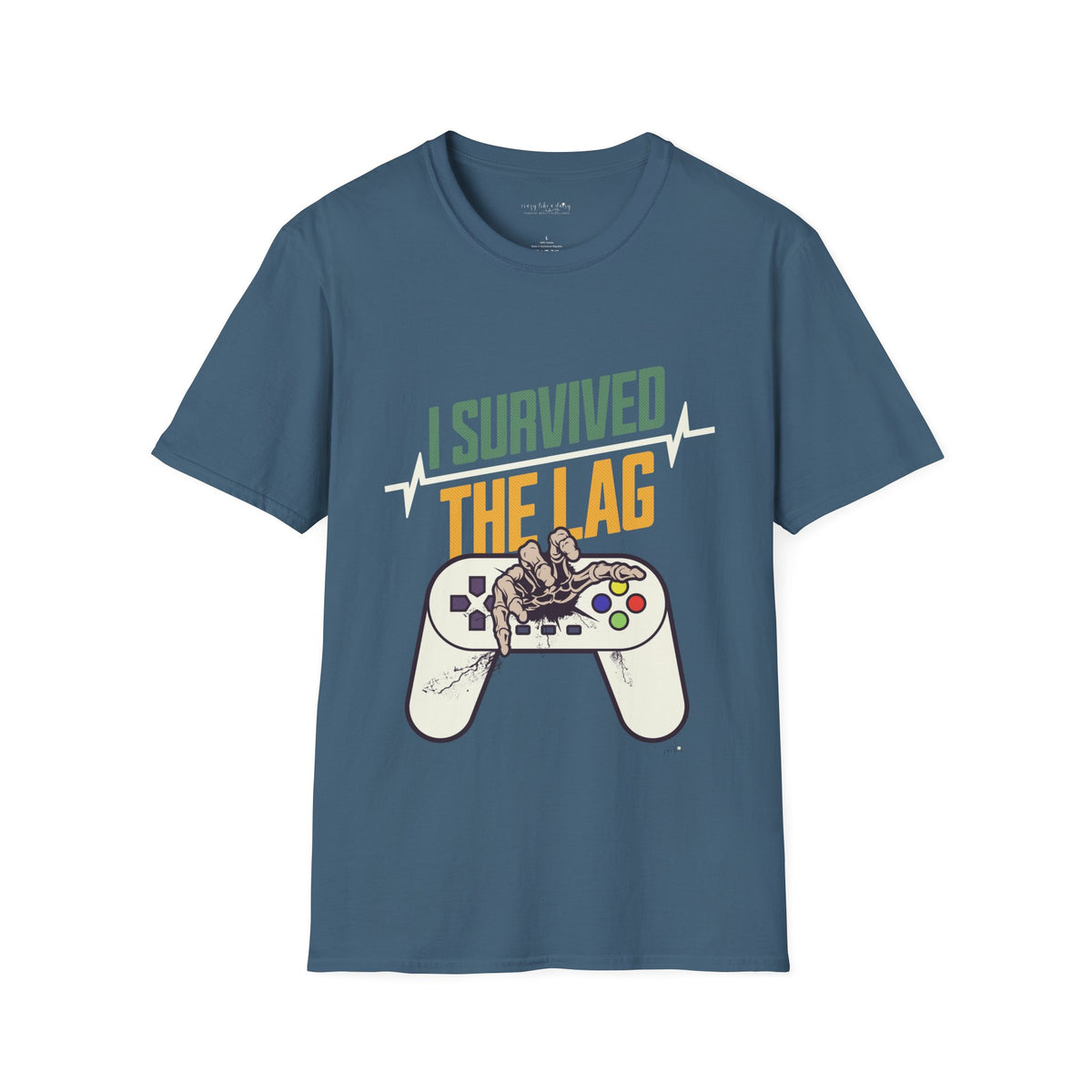 'I survived the lag' - Unisex Softstyle T-Shirt